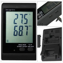 AO-DWL-10 Gravador de Dados da Temperatura da Exposição do LCD