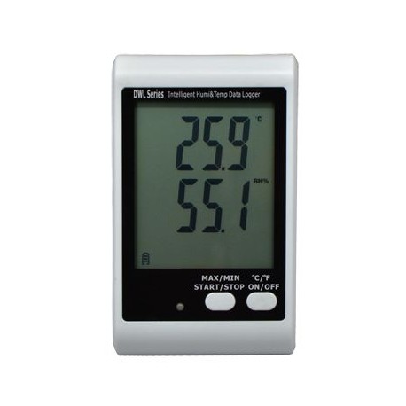 AO-DWL-20 Sound Light Alert Large LCD USB Temperature Humidity Data Logger