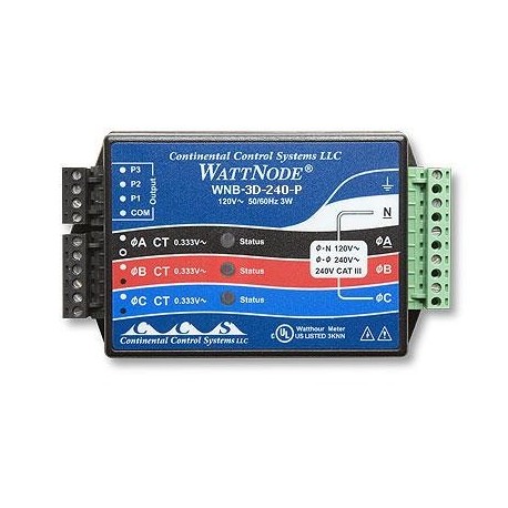 T-WNB-3D-480 Transductor de Potencia  KW/h 3 Fases