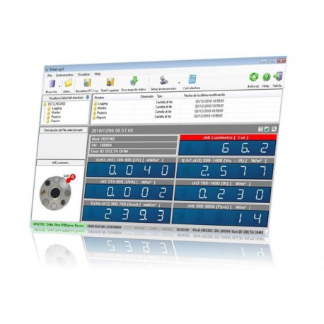 DeltaLog 13 Software para DeltaOhm