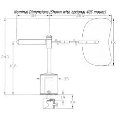 W200P/FC Potentiometer  Windvane