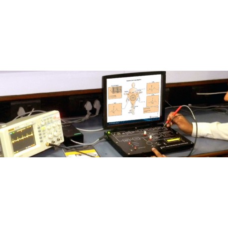 Scientech2351 TechBook para Monitor de Frecuencia Cardíaca de ECG