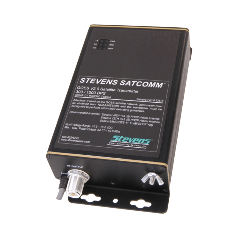 air transmitter 4-20ma flow Stevens SatComm Maranata  GOES Transmitter CS2/v2.0