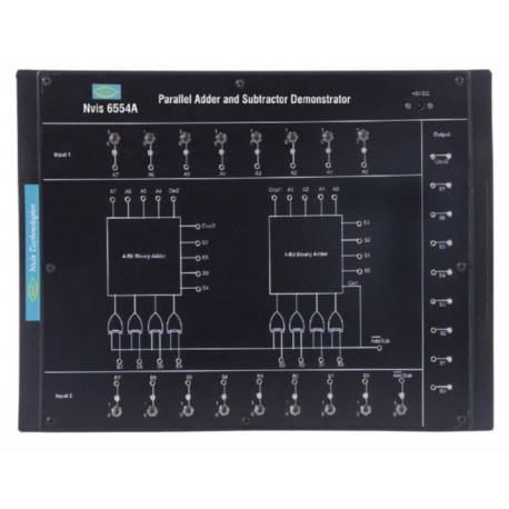 Nvis 6554A Laboratory for Parallel Adder Subtractor Trainer