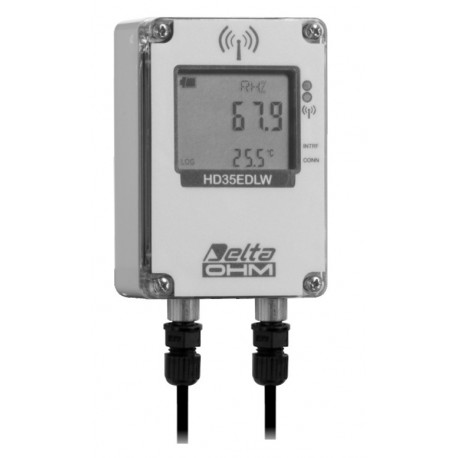 HD 35EDW 1N/2 TC Registrador de Dados sem fio de Temperatura e Umidade