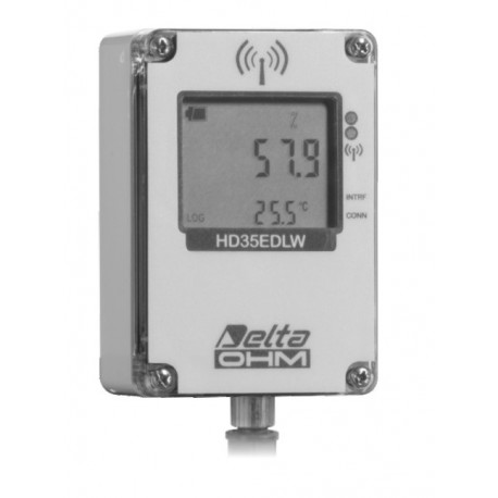 HD 35EDW S TC Contenido de Agua Volumétrica del Suelo (VWC) y Registrador de Datos Inalámbrico de Temperatura