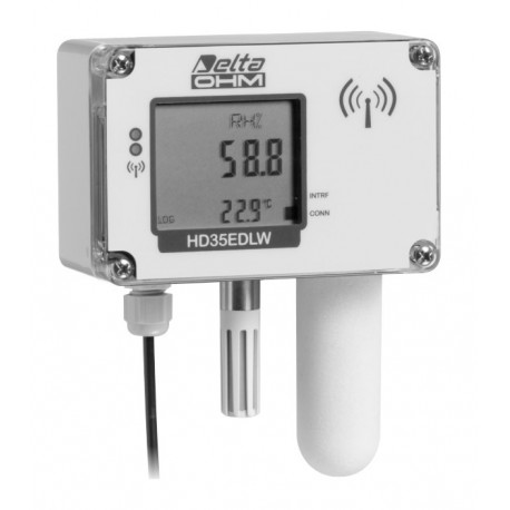HD 35EDW 1NB… TV Registrador de Datos Inalámbrico de Temperatura, Humedad y Dióxido de Carbono