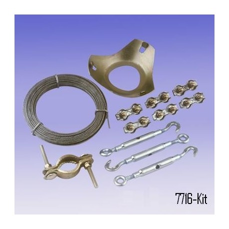AO-7716-Kit Guy Wire Kit for Weather Stations 6 Masts