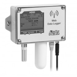 HD 50 1NB… TV Registrador de Dados de Temperatura, Umidade e Dióxido de Carbono (CO2)