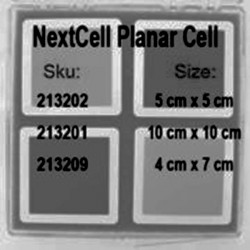 Celda Plana Compatible con NextCell Electrólito (5x5 cm)