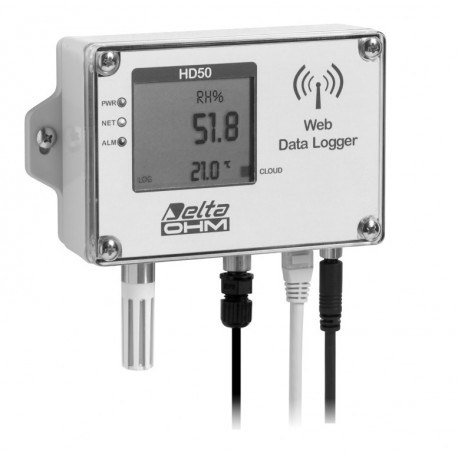 HD 50 14bNI… TCV Registrador de Datos de Temperatura, Humedad, Presión Atmosférica e Iluminancia