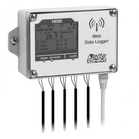 HD 50GH Registrador de Datos con Cuatro Entradas de Cabecera de Terminal