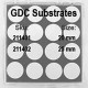 Botón de sustrato GDC (25mm)