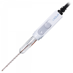 9618S-10D Electrodo LAQUA de pH 3 en 1 Micro ToupH con Cuerpo de Vidrio (para Muestras de Bajo Volumen)