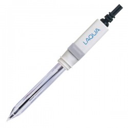 6252-10D LAQUA pH 3-1 Electrode With Needle Tip Temp Sensor and Glass Body (for Food Samples)