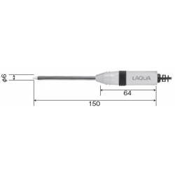 4163-10T Electrodo LAQUA de pH (Electrodo de Compensación de Temperatura)