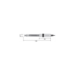 1076A-10C Electrodo de pH Cuerpo de Vidrio (Medición de Agua de Baja Conductividad y Disolventes No Acuosos.) LAQUA