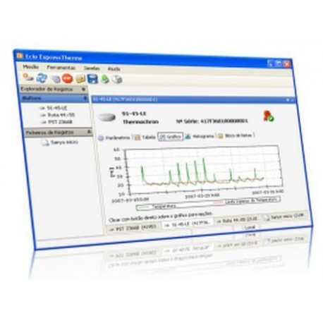 ExpressThermo-Pro Software para Registradores iButton (Licença e Cabos)