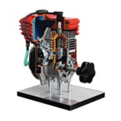 AE37450 2 Stroke Petrol Engine Cutaway Model