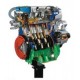 AE36015 8 Valve Engine with Turbo Diesel Common-Rail Cutaway Model