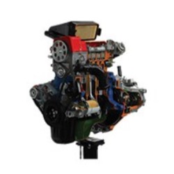 AE35222IE Motor de Gasolina FIAT con Inyección Electrónica Multipunto y Modelo de Seccionado de Caja de Engranajes
