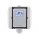 CO2 air quality sensor with measurement range switch