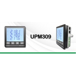 UPM309 Analisador de Rede Elétrica Trifásico Multifuncional (RS485 ou Ethernet)