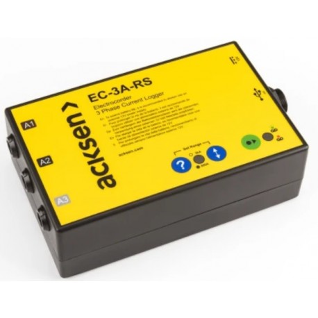 EC-7VAR-RS Data Logger Trifásico para Factor de Potencia, Corriente e Voltaje