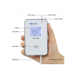 RCW-360-4G Data Logger de temperatura e umidade - Monitor remoto sem fio com armazenamento de dados na nuvem