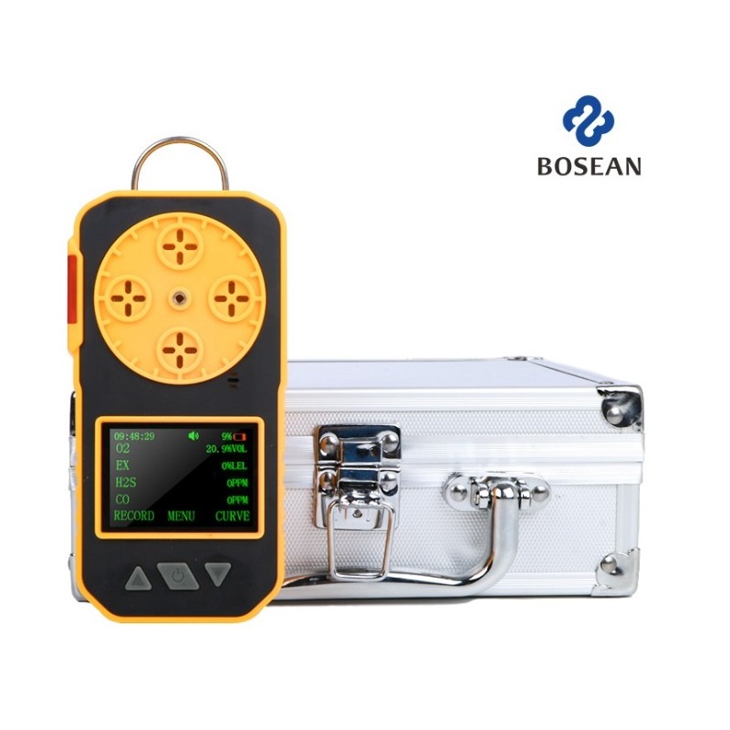 4 in 1 Gas Detector CO H2S O2 Oxygen LEL Toxic Gas Monitor Tester Analyzer P5F3 