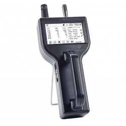 8303 Handheld Particle Counter measures 0.3 to 25.0 μm with a flow rate of 0.1 CFM (2.83 LPM).