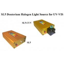 SL5-DH UV-VIS Lámparas de Tungsteno Halógeno + Deuterio UV y rango visible de 190-2500 nm