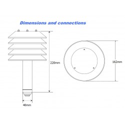 UTAV-B Sensor de Temperatura y Humedad Combinados (Out:4÷20mA)