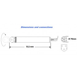 WMP6 Sensor Multiparámetro (Ph-Nivel-Temperatura-Conductividad-ORP-Oxígeno+1 canal)