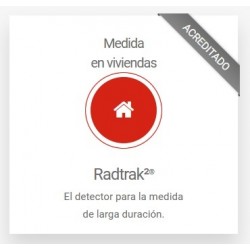 Medidor de gas radón en alquiler para medición de niveles en viviendas  particulares
