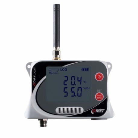 U3631M Datalogger IoT inalámbrico de T/Humedad Rel. con conector para otras sondas de temperatura (módem GSM incorporado)