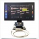 USB-Doppler-Probe Sonda de ultrassom Doppler colorido de alta resolução compatível com Android e Windows