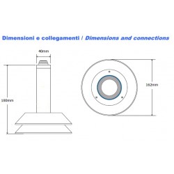 LU06-A Hydrometric Sensor (water or snow level) by Ultrasound (range 0 ÷ 6m. Output: 0 ÷ 10Vdc)