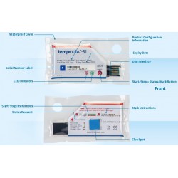 Tempmate.®-S1-V2 Registrador USB Temperatura de un solo uso