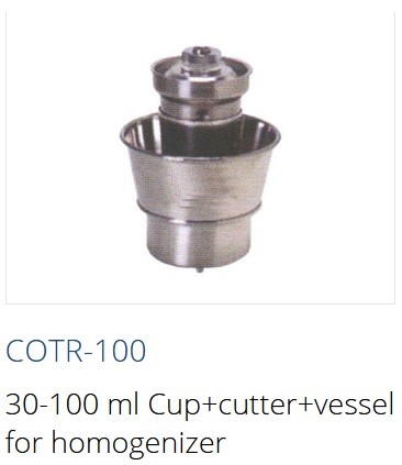 500-1000 Ml Cup+cutter+vessel for Homogenizer