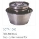 COTR-1000  Vaso 500-1000 ml + cortador + recipiente para homogeneizador