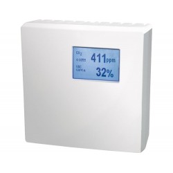 FS4083 Multisensor for CO2, VOC, Temperature and Humidity (0-10V) for Indoor Use.
