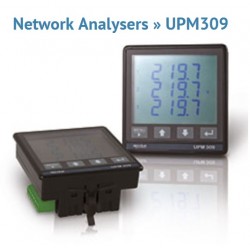 UPM309 Analizador de Redes Eléctricas Trifásico Multifunción (RS485 o Ethernet)