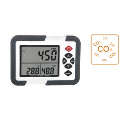 AO-HT-2000 Medidor de Temperatura, Humedad Relativa y CO2