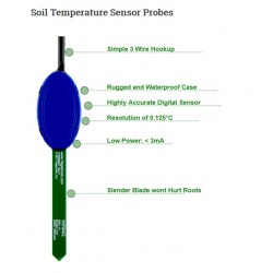 THERM200 Soil Temperature Sensor Probes (-40 °C to 85 °C)