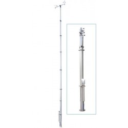 PALTA6 6m Pneumatic Telescopic Mast for Weather Station
