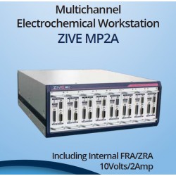 Potenciostato Multicanal + FRA 10uHz a 1 MHz / ZRA, (10V / 2A / 0.6fA) ZIVE MP2A