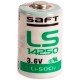 Saft batteries LS14250 3,6V 1/2 AA