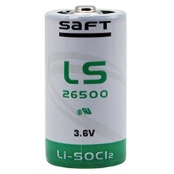 Bateria Lítio Saft LS26500 C 3,6 V 7,7 Ah