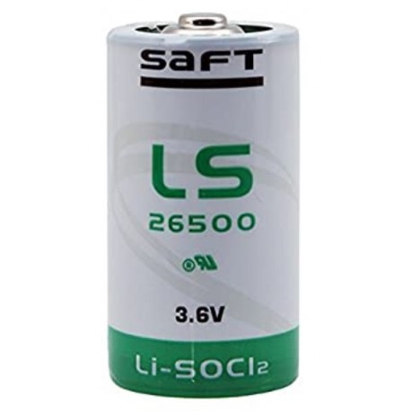 Bateria Lítio Saft LS26500 C 3,6 V 7,7 Ah